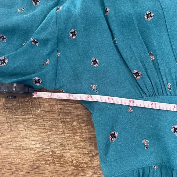 NWT•Free People•Love Grows Here Romper•Green Combo•Size Small - Picture 6 of 7